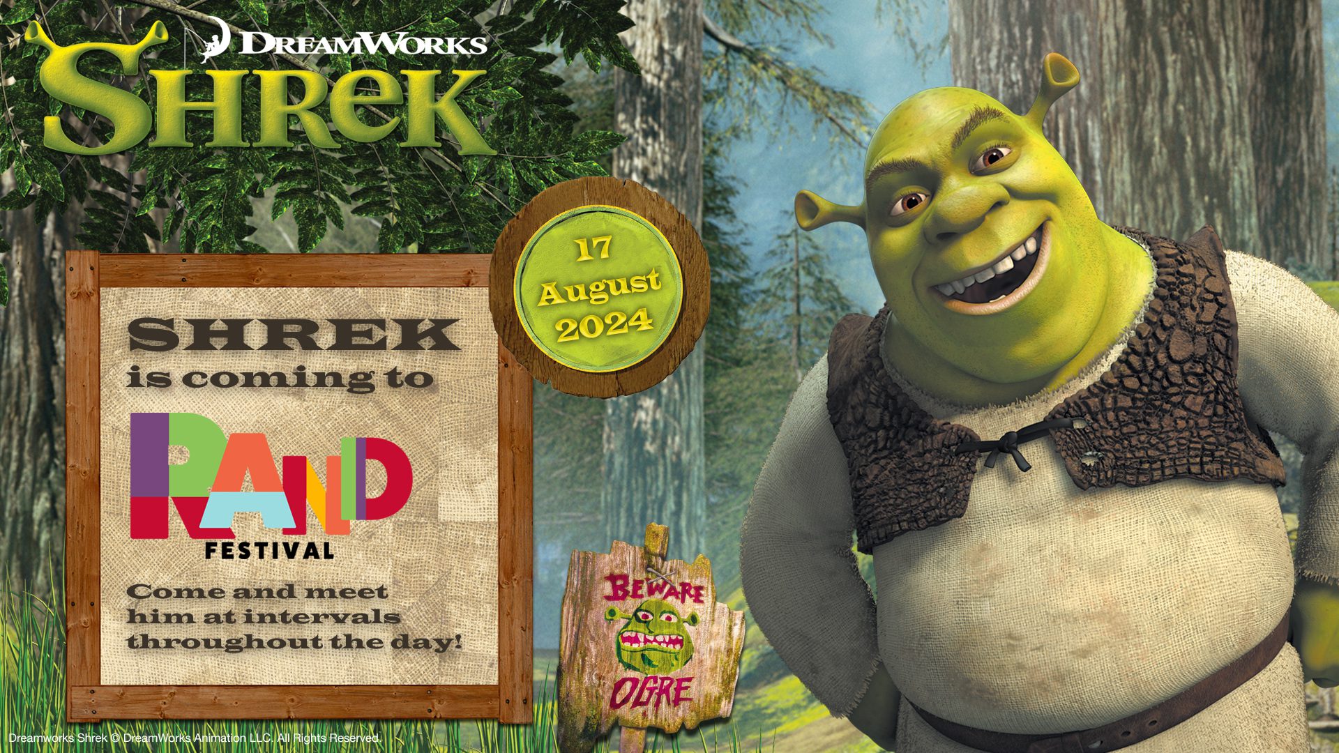 See Shrek at Rand Festival