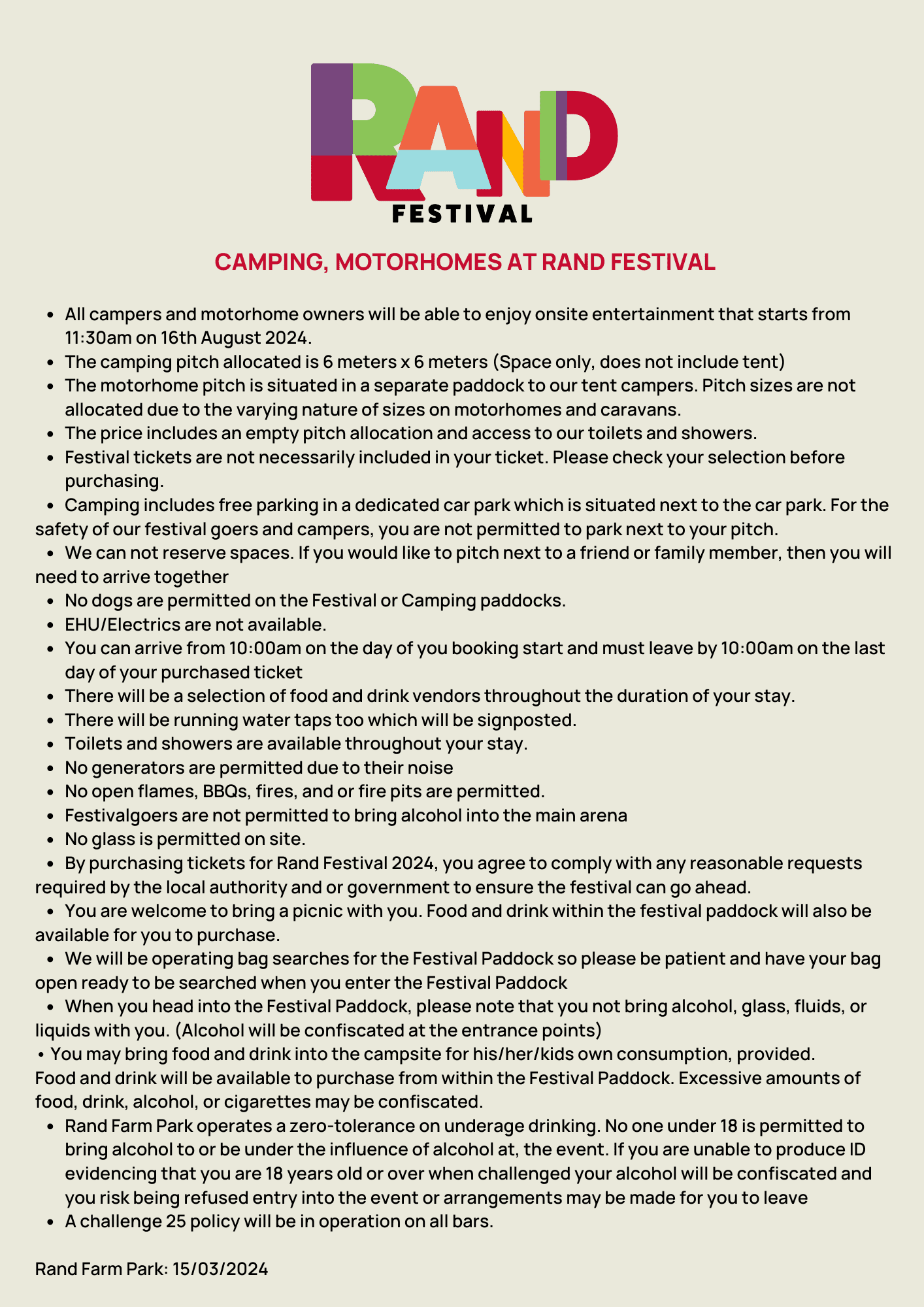 Rand Festival UK | Rand Farm Park