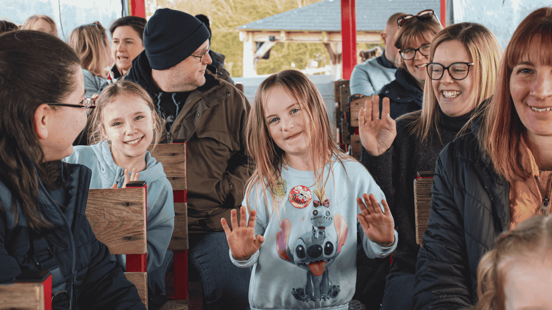 Children enjoying a birthday party at Rand Farm Park in Lincoln