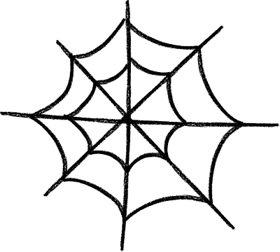 Hand Drawn Spider Web Icon